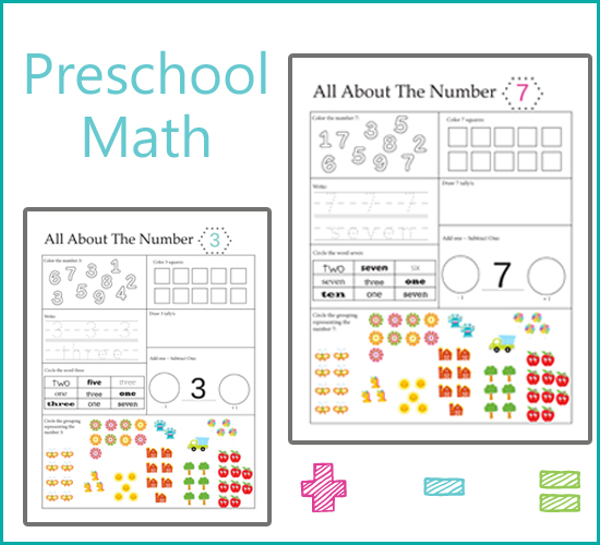 Preschool Math - All About Numbers » One Beautiful Home