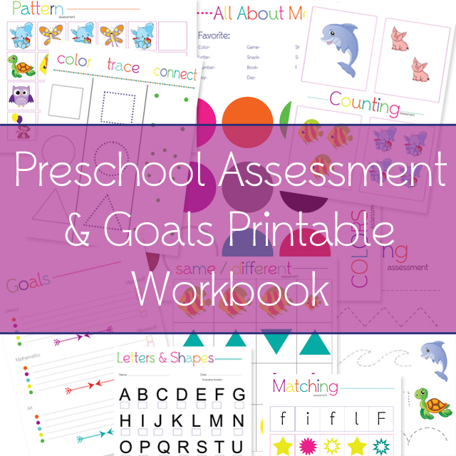Preschool Assessment & Goals Workbook