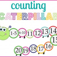 Create a counting caterpillar for your preschooler! -OneBeautifulHomeBlog