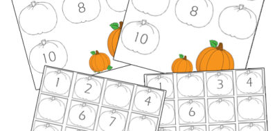 Preschool Math -Missing Number Worksheets
