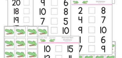 Preschool Math: Greater-Than, Less-Than