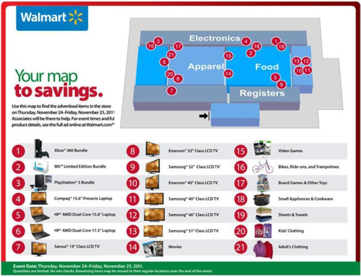 Walmart Map 2011