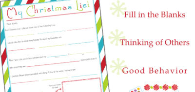 Writing Letter to Santa. A free printable that takes it beyond just listing out everything your child wants!