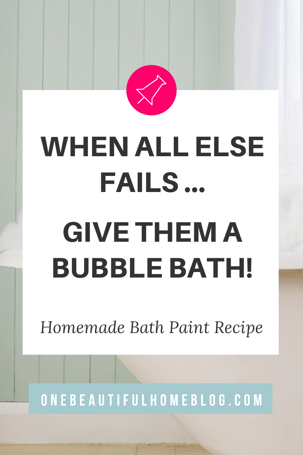 Homemade Bath Paints
