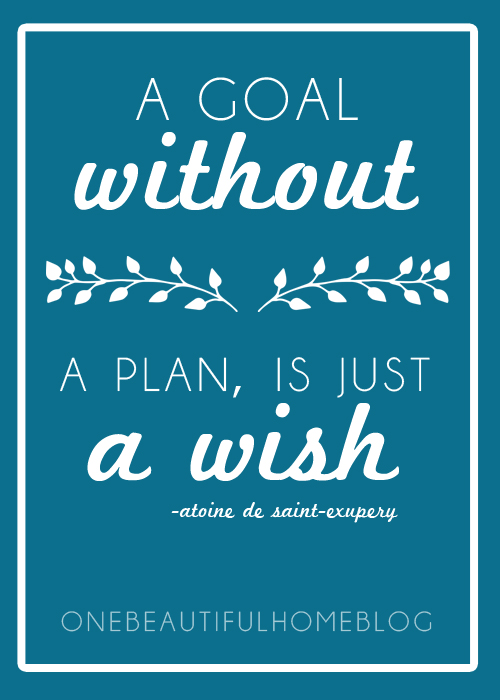 A goal without a plan