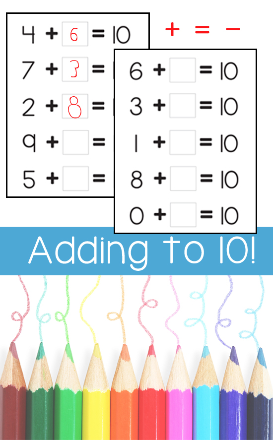 Simple preschool math worksheets to help teach basic addition (to the number 10) These are also an excellent review for children!!