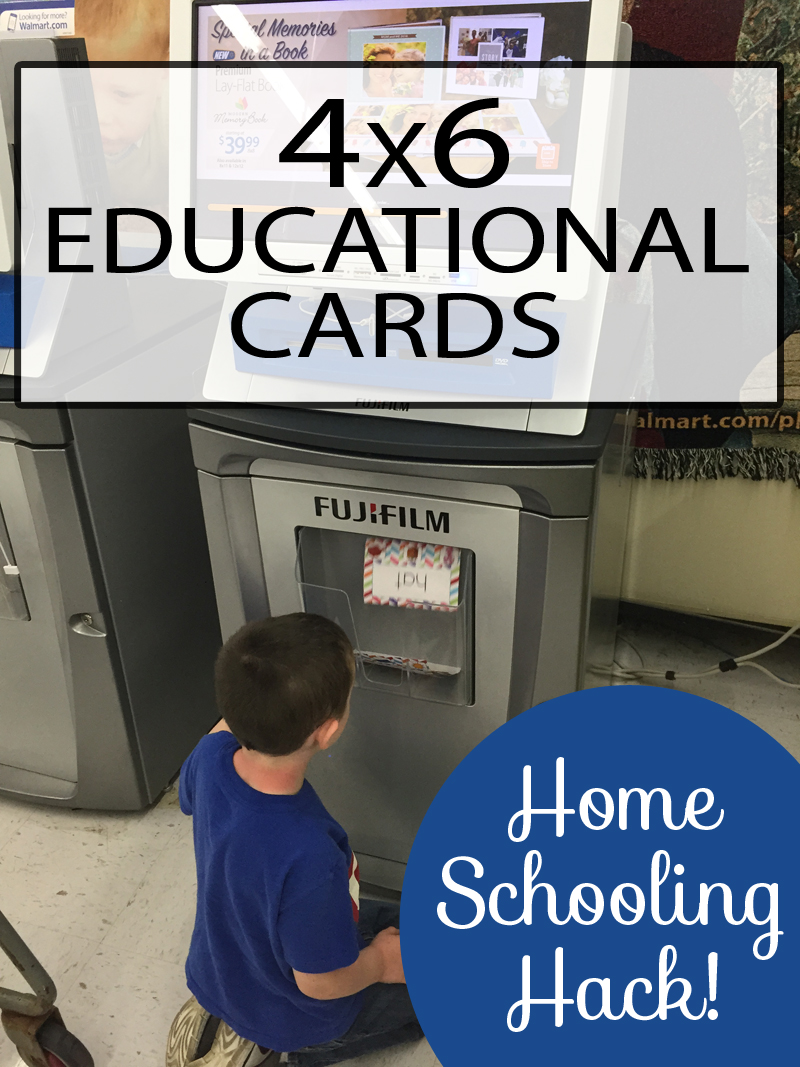 4x6 educational cards