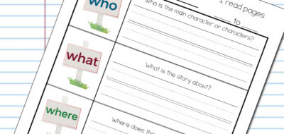 This reading comprehension worksheet is perfect to use with short stories and chapter books! Evaluating your students reading comprehension skills just got a whole lot easier!