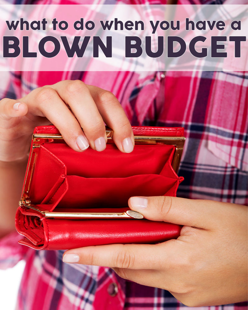 How to fix a blown budget