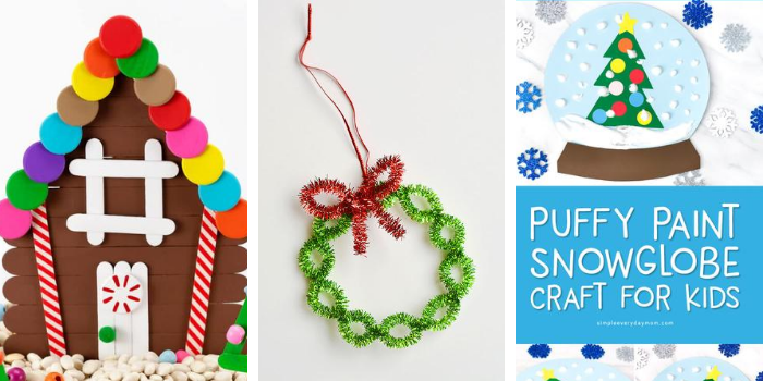 Christmas Crafts for Kids {Easy!}